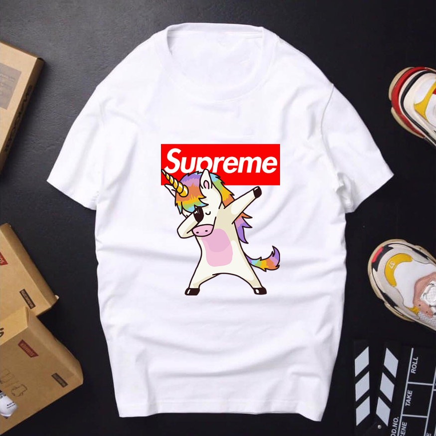 áo thun SUPREME in hình dễ thương