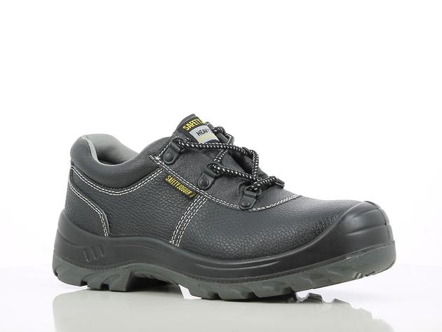 Shoes male workwear safety jogger bestrun S3 import, bow steel base plate steel cowhide thât sports styling anti-impact Đế anti-stab cross-safety Mart official
