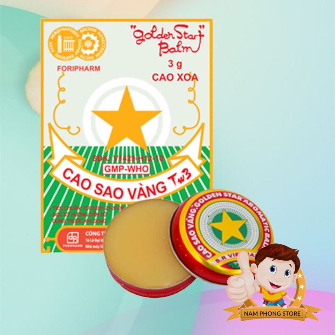 ⚡ (Chính hãng) Cao sao vàng Tw3 GOLDEN STAR 3g