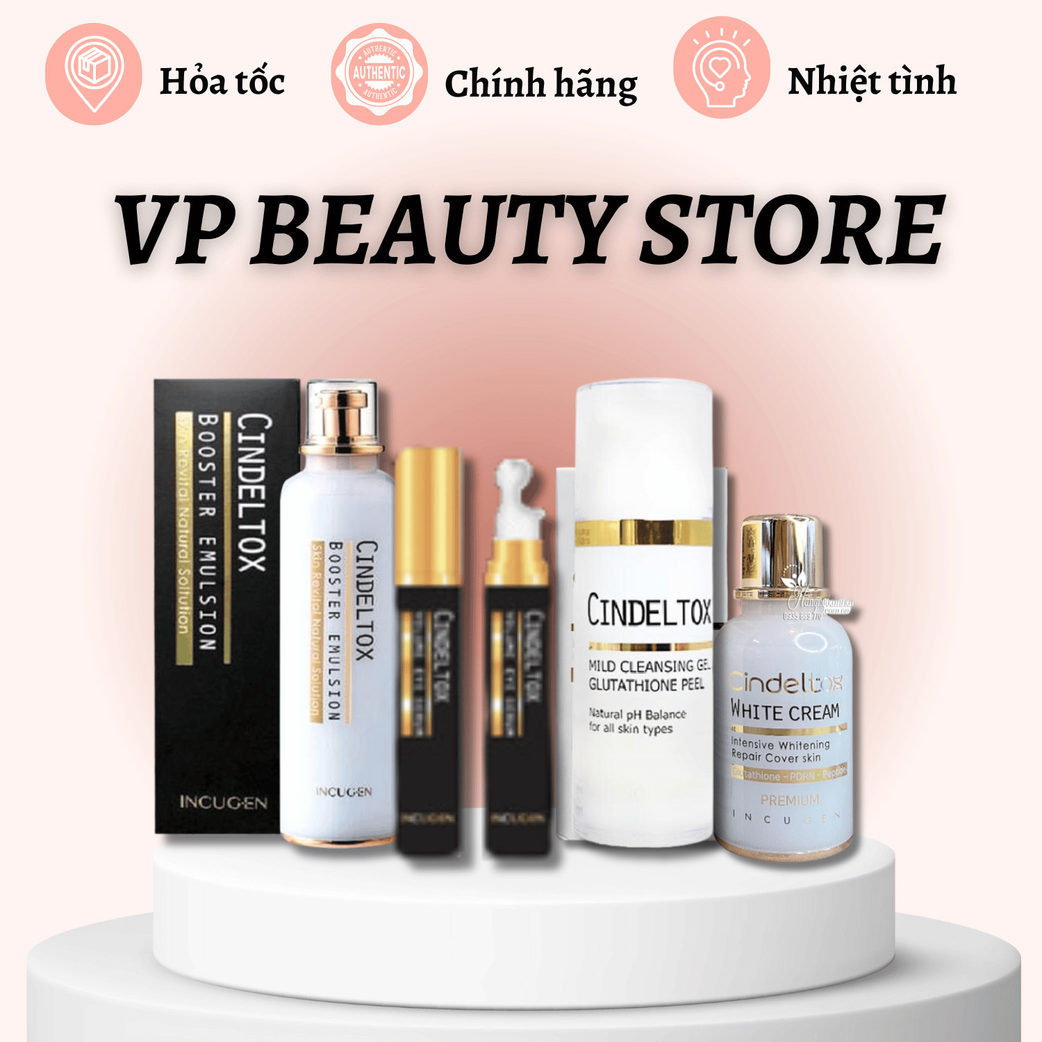 Các Sản Phẩm Dưỡng Trắng Da Cindeltox