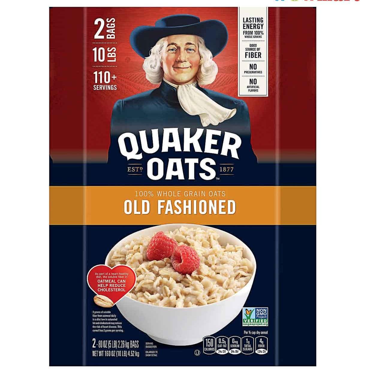 : YẾN MẠCH QUAKER CÁN DẸP THÙNG 4,5KG