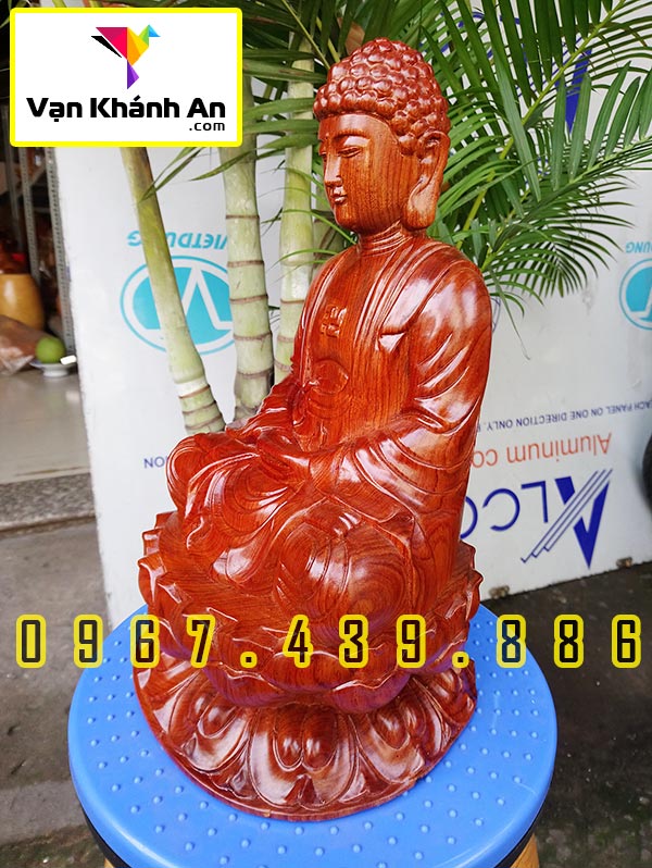 Tượng gỗ Phật A Di Đà cao 29cm - Tượng Phật Thờ Cúng - Vật Phẩm Phật Giáo - Đồ Gỗ Thờ Cúng - Pháp Duyên Shop - Trang Trí Nhà Cửa Decor