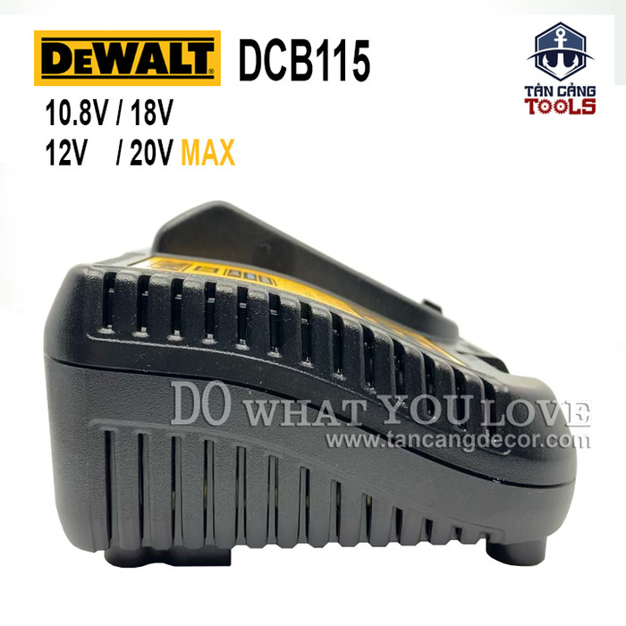 Sạc Pin 10.8V 18V DeWalt DCB115-KR