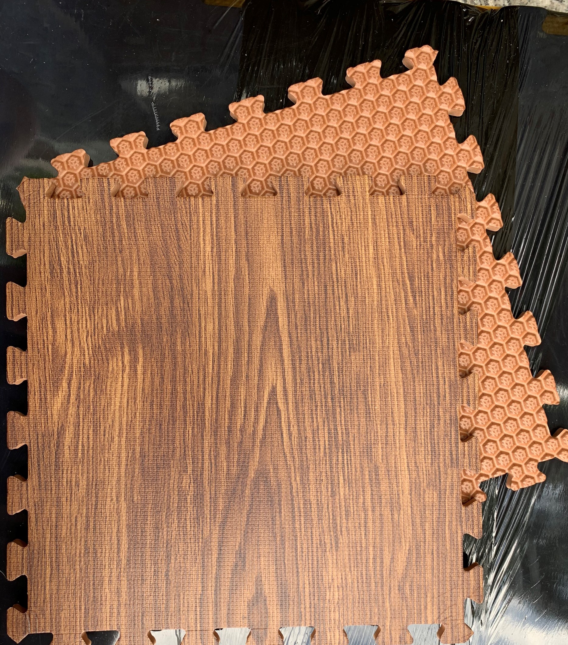 Thảm xốp vân gỗ, đá size 30x30 dày 1cm ( combo 2 thảm)