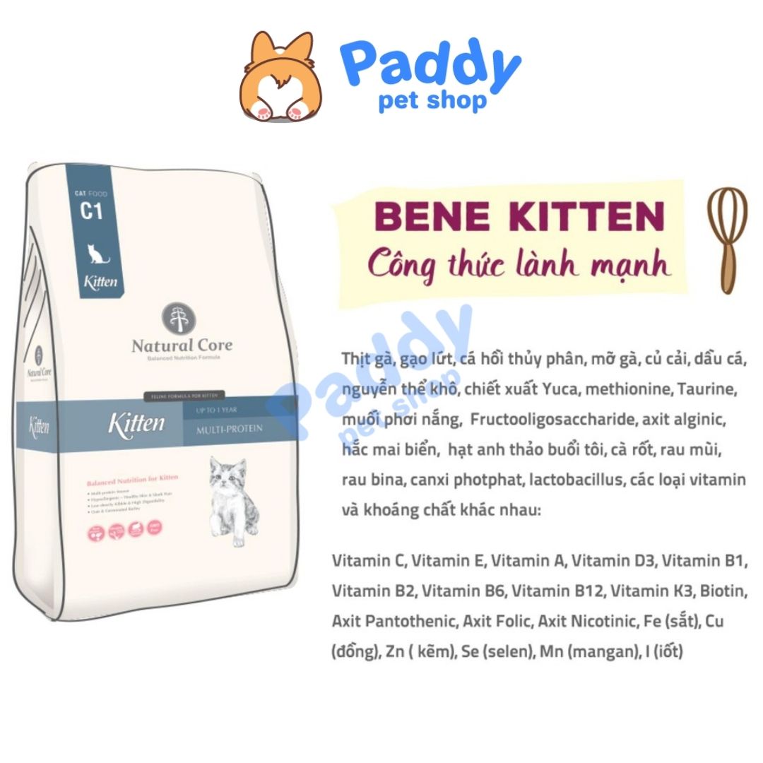 Hạt Mèo Con Hữu Cơ Natural Core Kitten
