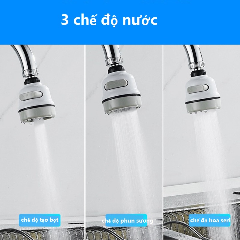 Đầu vòi rửa chén tăng áp