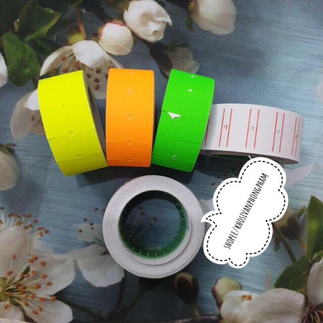 [GIÁ SỈ 3k/cuộn] 5 Cây = 50 cuộn giấy dán giá, giấy dính giá