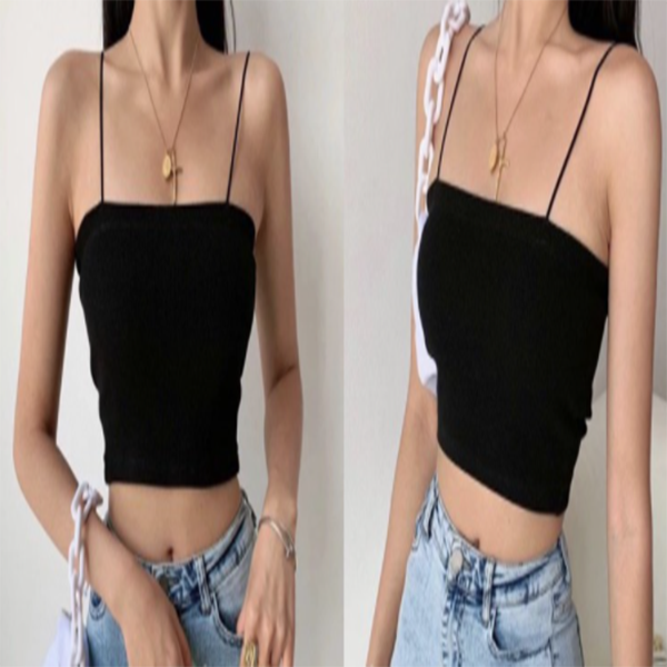 Áo 2 dây chất thun gân co giãn