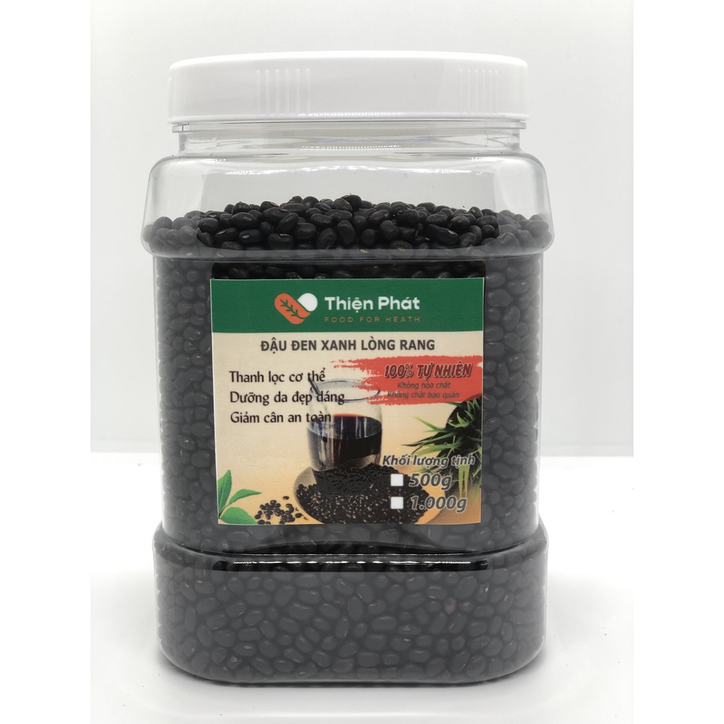 [HCM]Đậu Đen Xanh Lòng Thiện Phát Rang Mộc|Túi Zip 500G