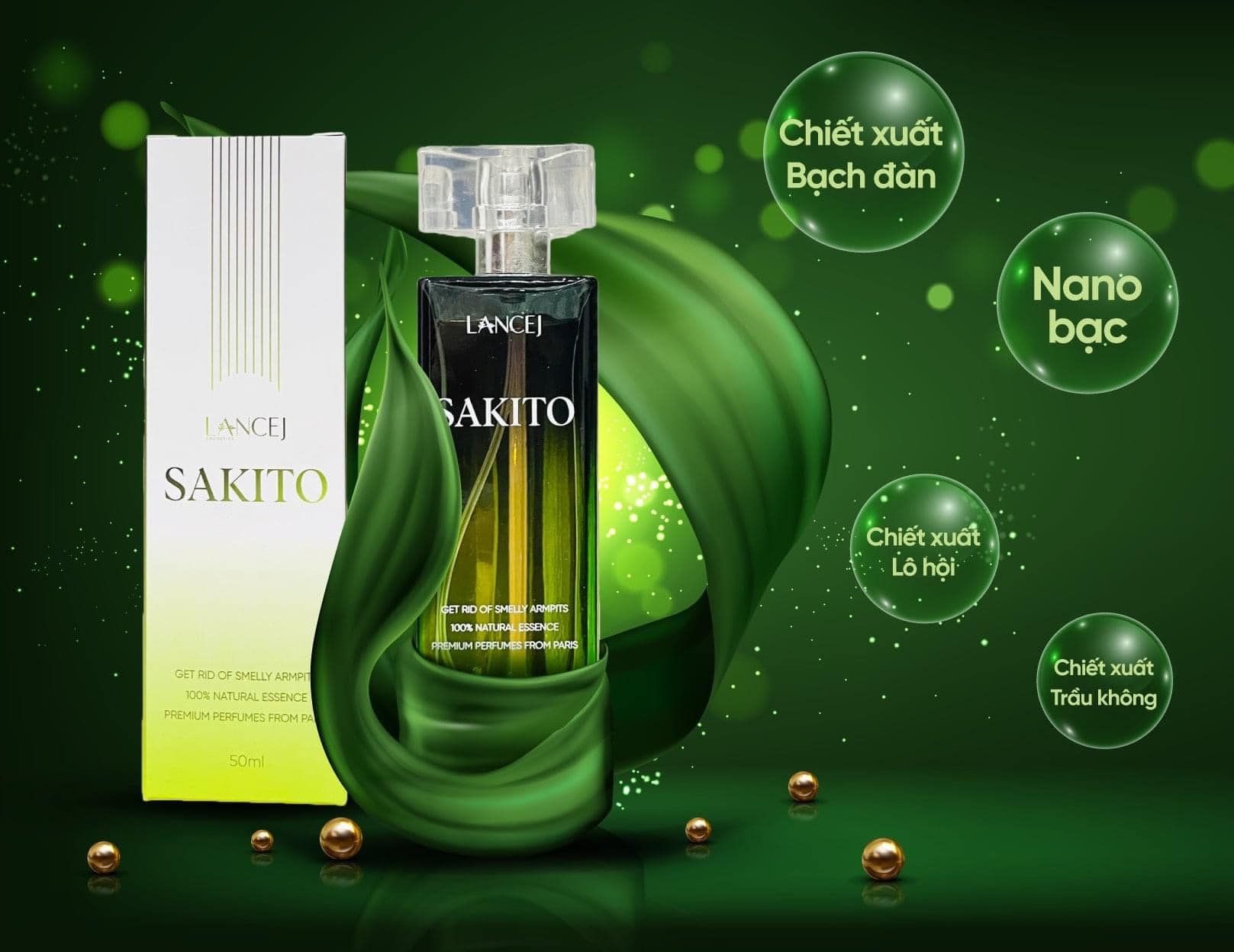 Xịt Hôi Nách Sakito 50ml