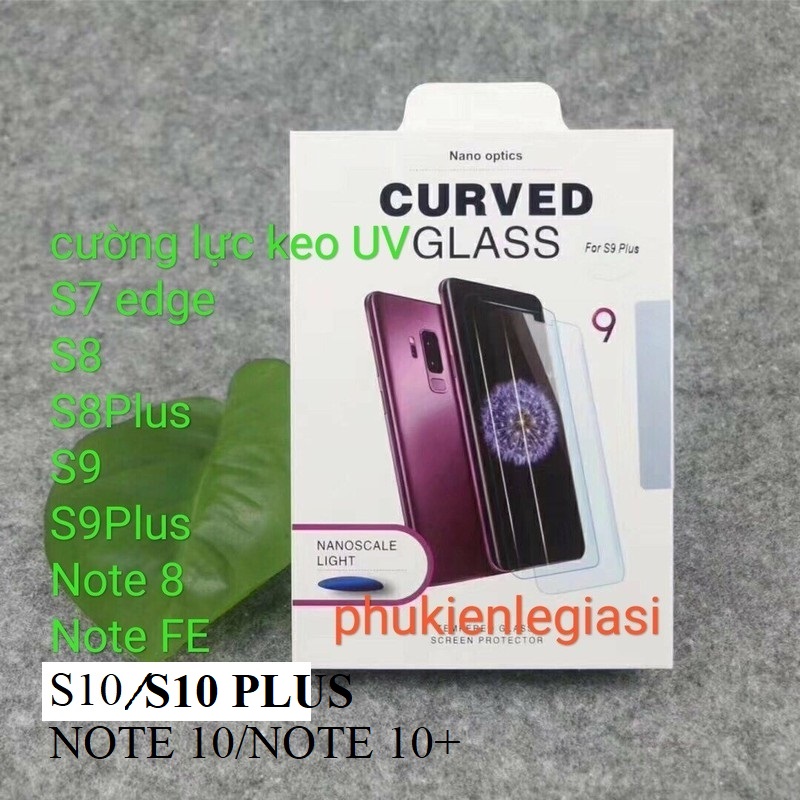 XÃ HÀNG THANH LÝ Kính cường lực full keo UV S8 S8plus S9 S9Plus S7edge Note8