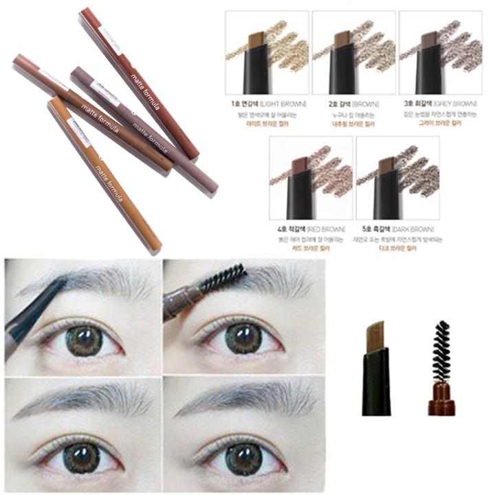 Chì kẻ mày 2 đầu Aritaum Matte Formula Brow Auto Pencil
