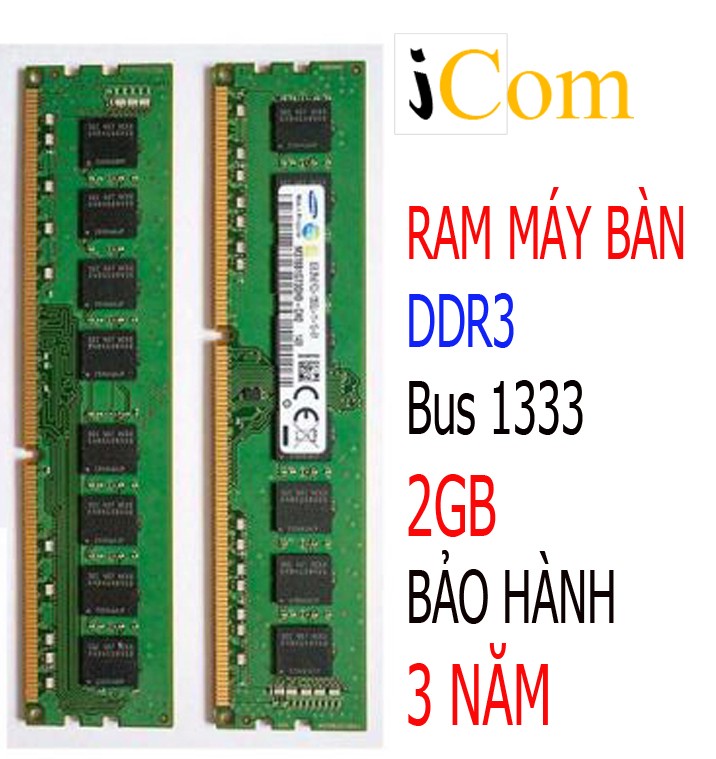 Ram máy bàn DDR3 2GB bus 1333