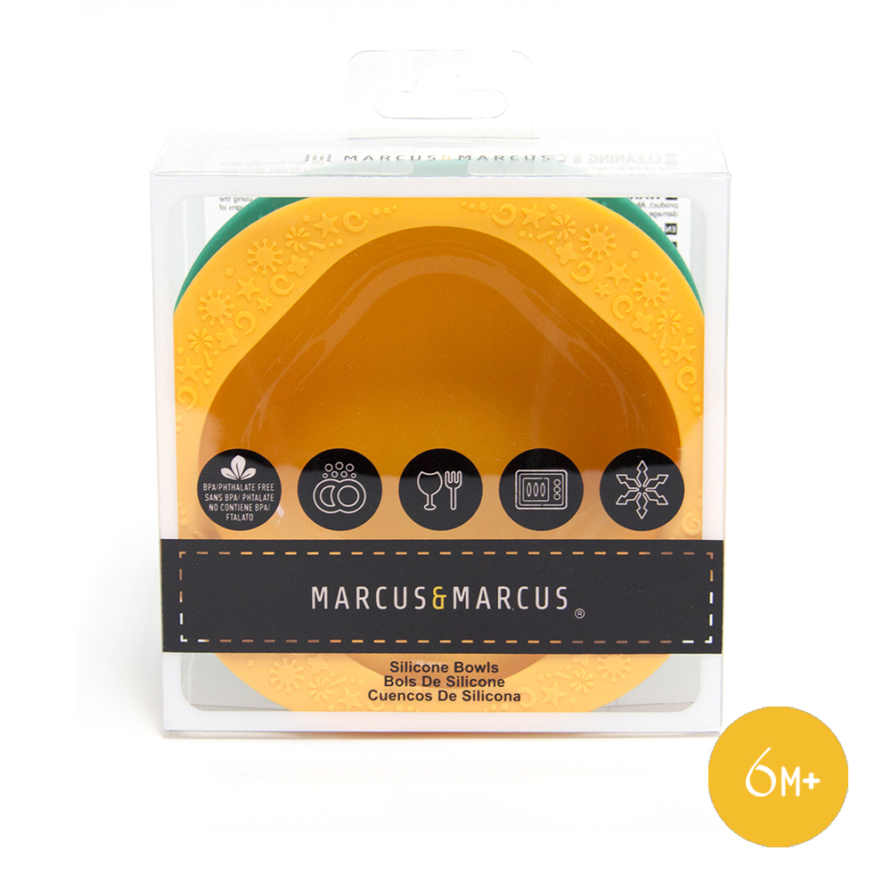 Bát Ăn Dặm Silicon Set 2 Cái Cho Bé Marcus & Marcus - Lola & Ollie