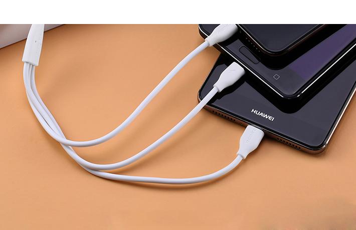 Cáp sạc nhanh Remax SUDA 3 in 1 RC-109TH cổng MicroUSB, Lightning, Type C