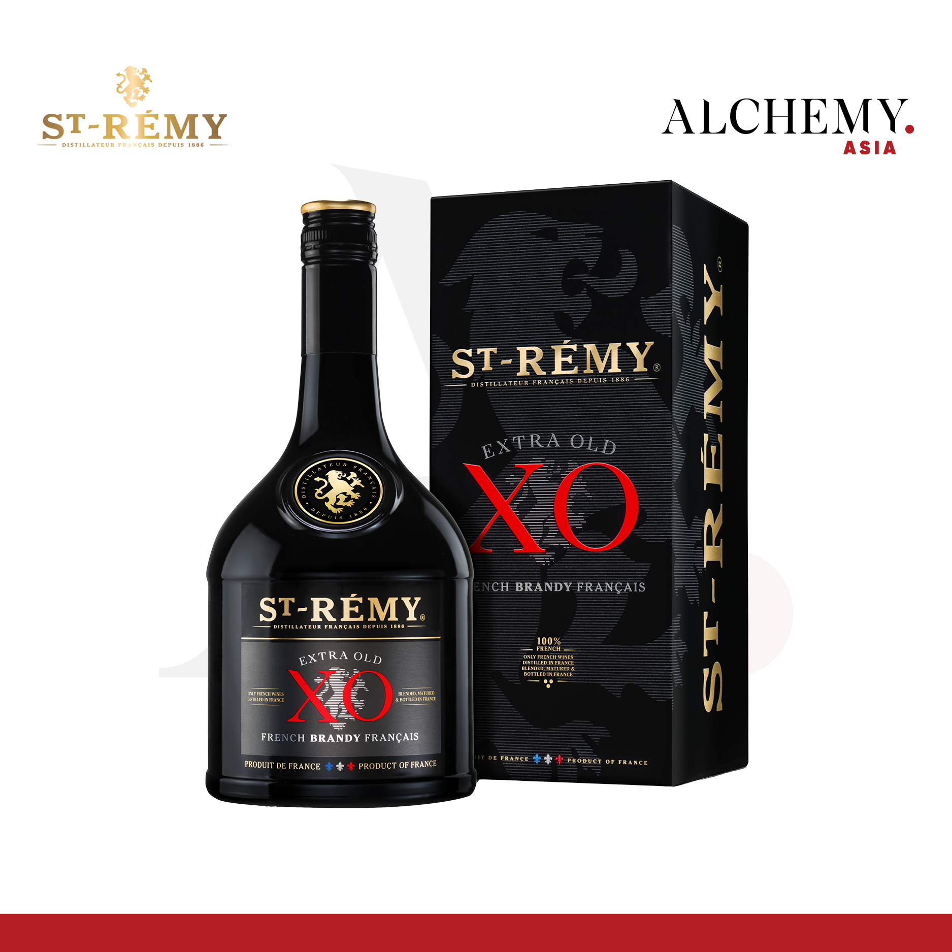 [Trên 18 tuổi] [Chính hãng] Rượu Brandy ST-Rémy XO 40% 700ml