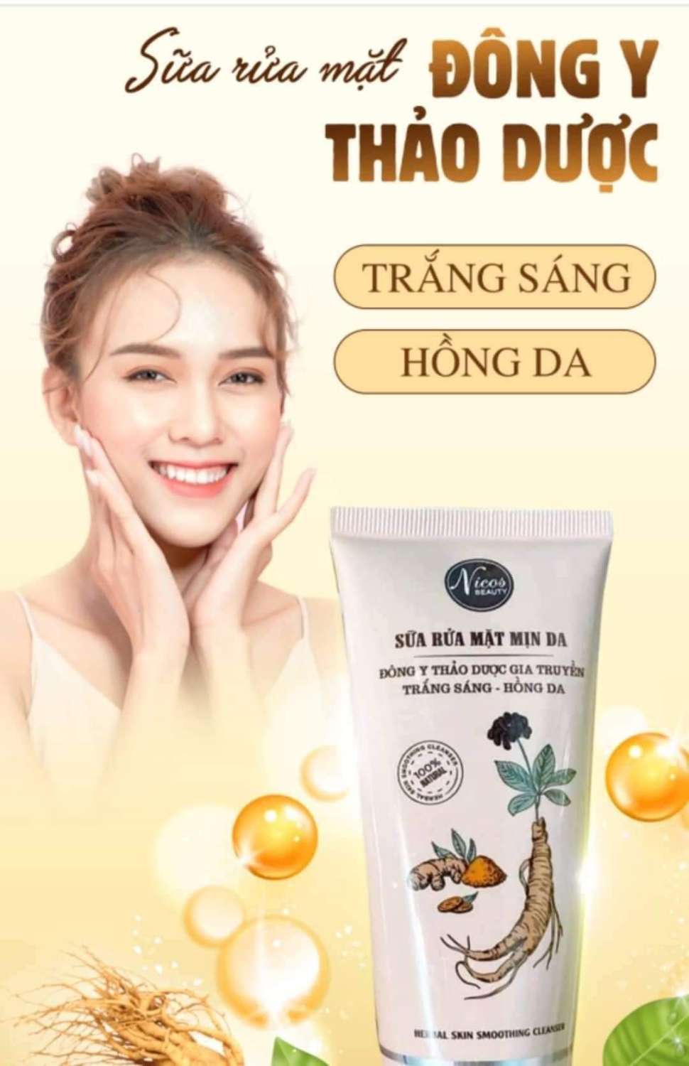 Sửa rửa mặt đông y gia truyền nicos