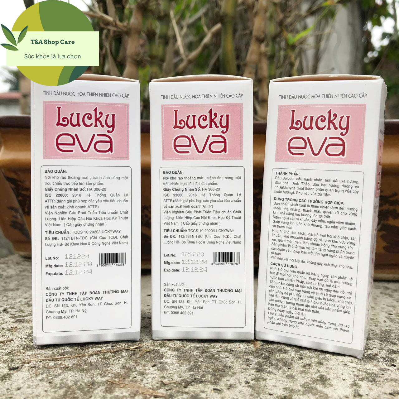 Nước hoa vùng kín Lucky Eva chai 15ml