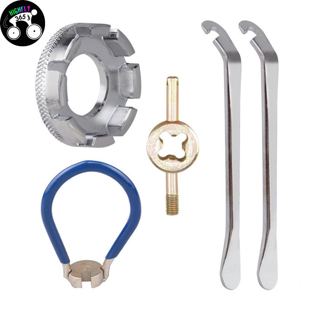 Carbon Steel Bicycle Repair Tools Carbon Steel Spoke Wrench Kit Set for Road MTB Bike Cycling