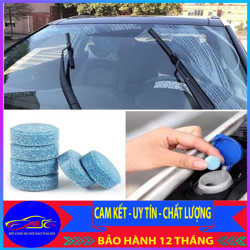 COMBO 5 Viên sủi rửa kính xe hơi siêu sạch V82
