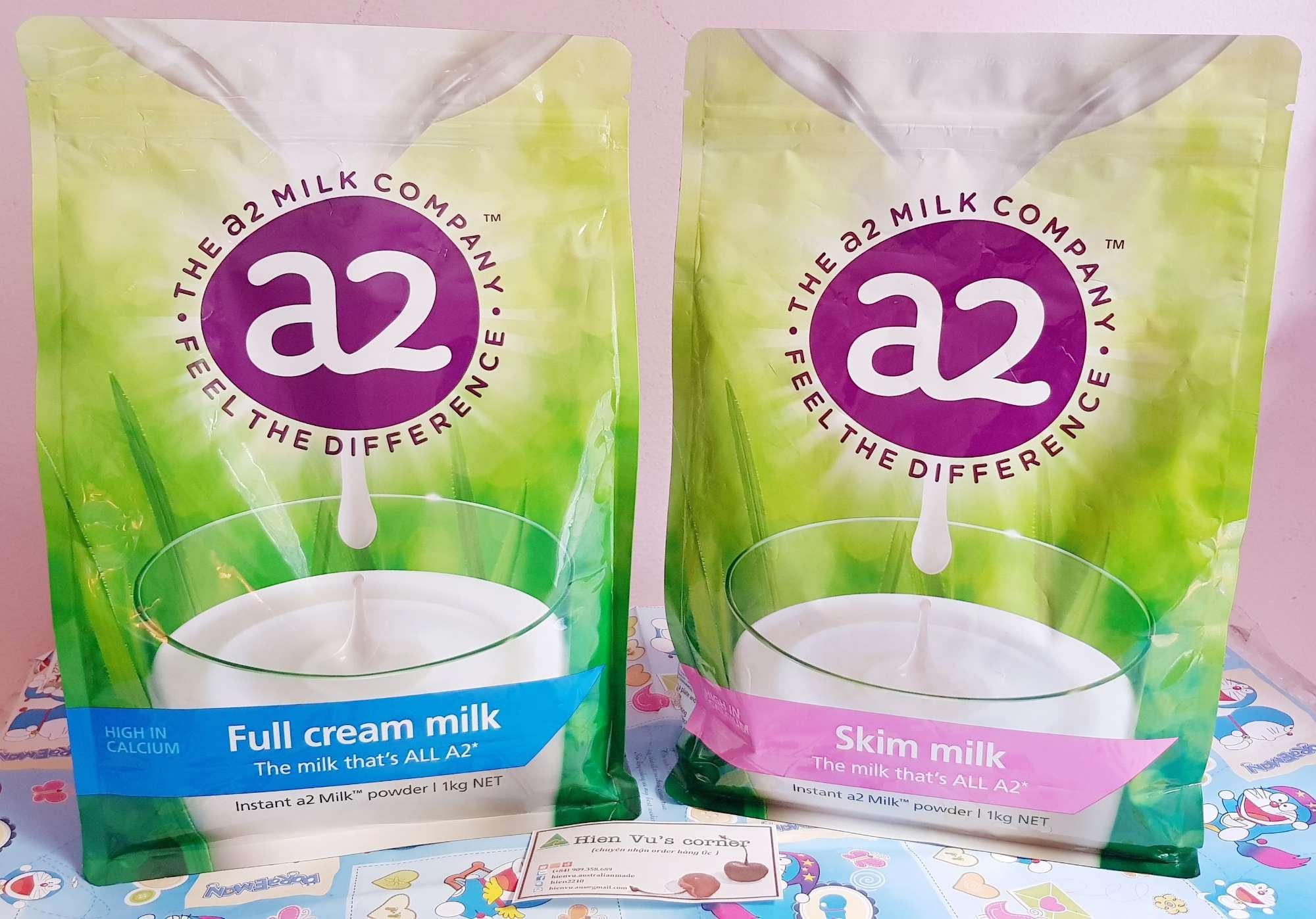 [HCM]Sữa tươi dạng bột A2 của Úc - túi 1kg (milk powder)