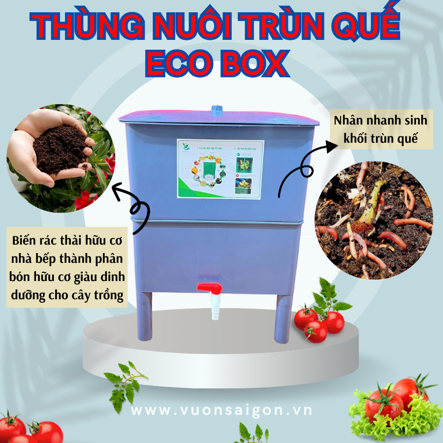 Ecobox decanter (Saigon garden)-please order up to 2 cans each single