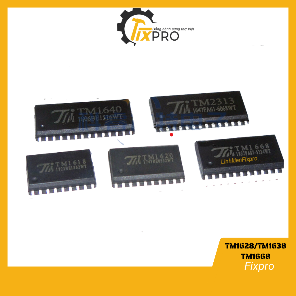 TM1628 SOP-28 IC Led driver chân dán SMD - Linh kiện Fixpro