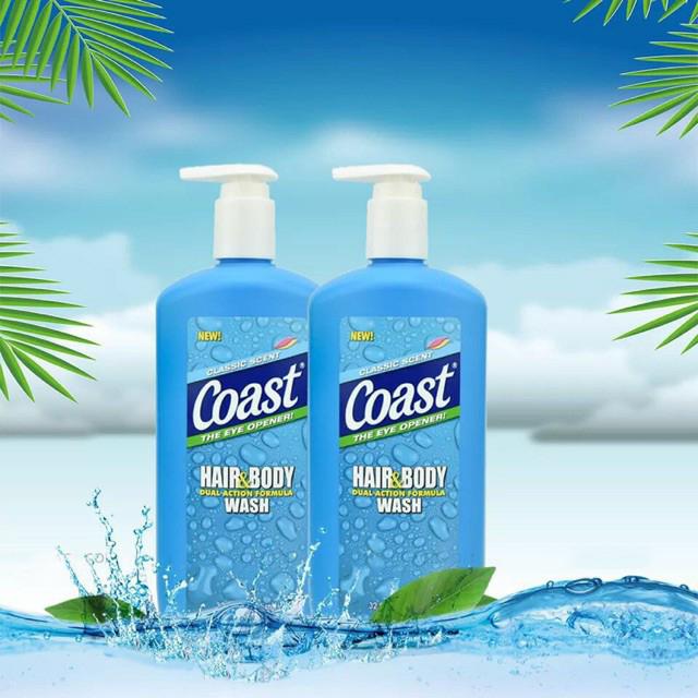 Sữa tắm gội Coast dành cho nam 946ml