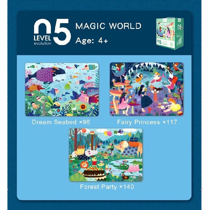 Đồ chơi xếp hình 7 cấp độ mideer puzzles level up , đồ chơi tư duy cho bé 1 2 3 4 5 6+ tuổi