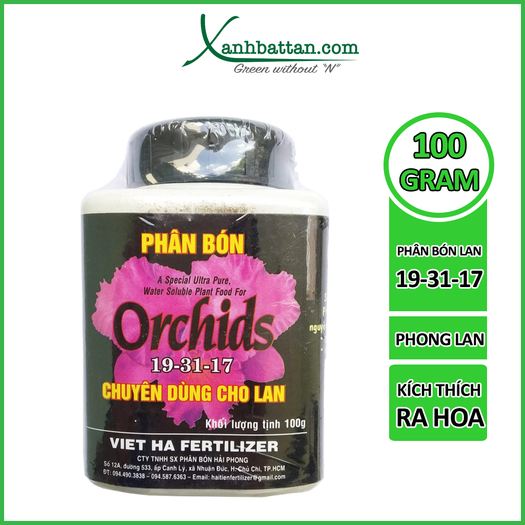 Phân Bón Lan Orchid 19-31-17 Lọ 100 Gram