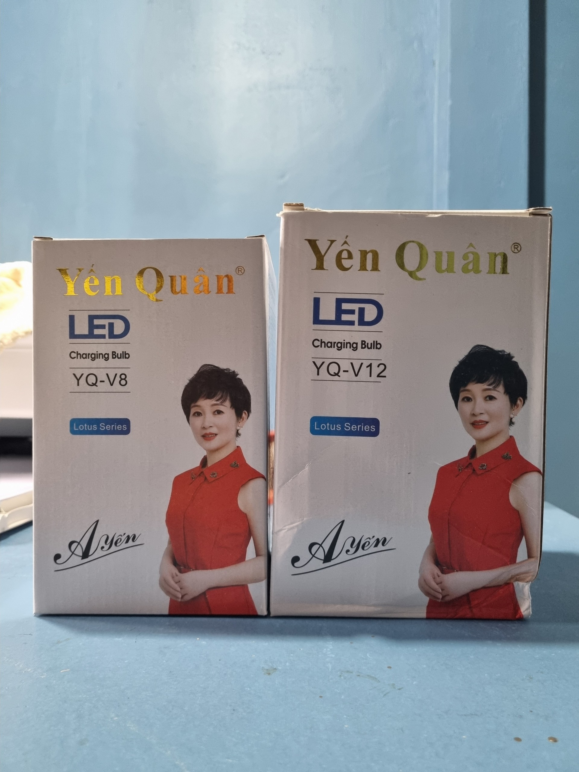 Đèn LED sạc tích điện siêu sáng có móc treo Yến Quân