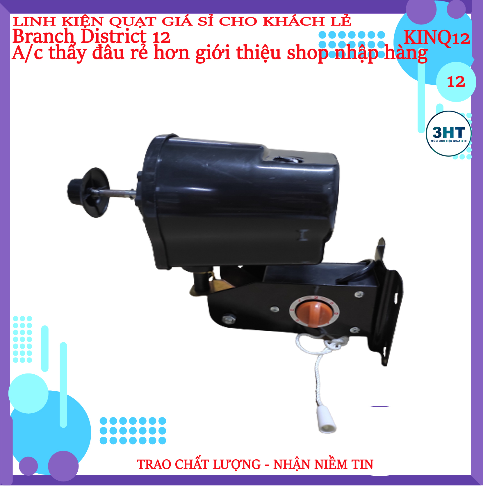 ĐẦU QUẠT TREO SẮT