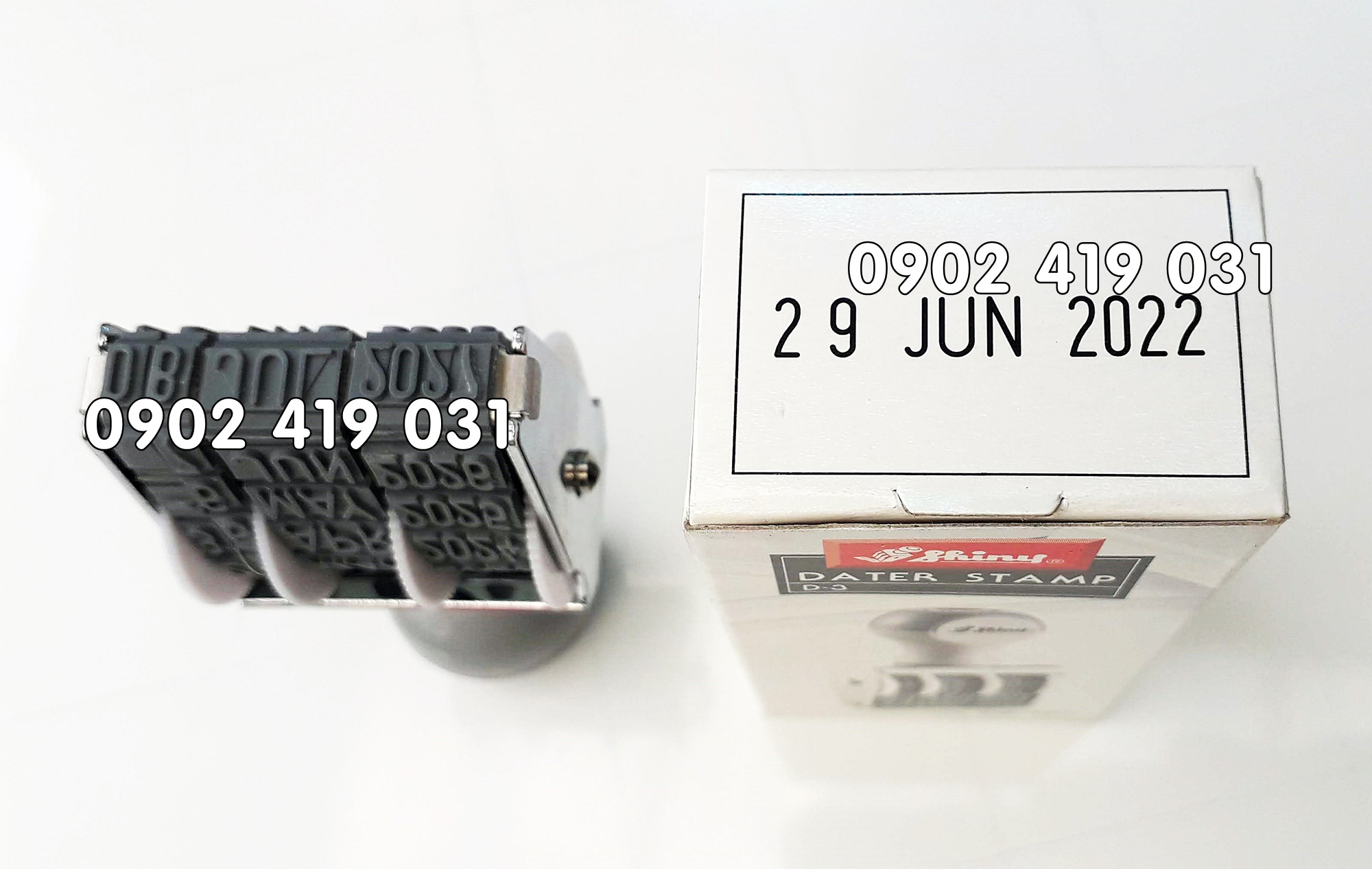 Dấu Đóng Date Tiếng Anh Shiny D3-5mm ( Shiny Date Stamp D3 - 5mm )