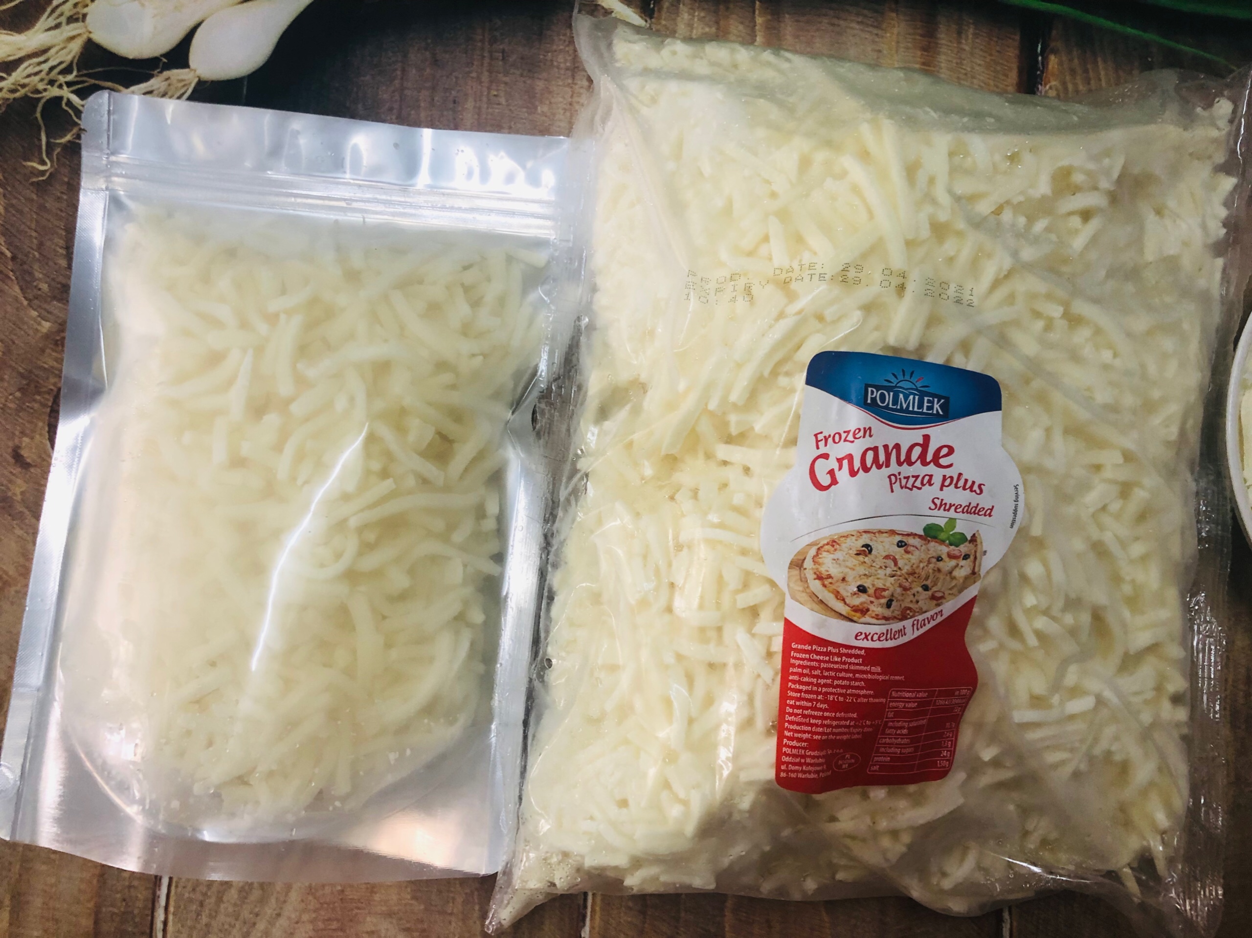 bao 1kg phô mai Mozzarella bào sợi thơm ngon