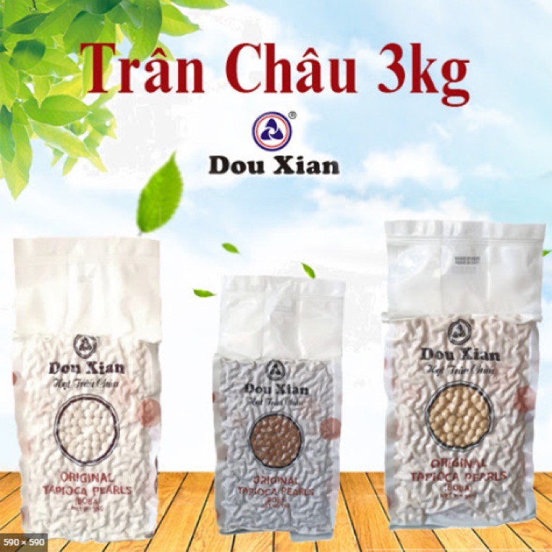 [HCM]Trân châu Dou Xian 3kg-SĐen
