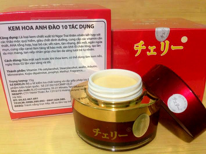 Kem Face Hoa Anh Đào Nhật Bản 10 Tác Dụng  Khử Nám  Mụn Hiệu Quả 15g