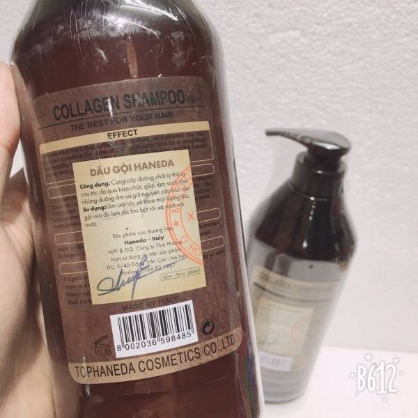 Cặp Dầu gội xả Top Haneda collagen siêu mượt 785ml