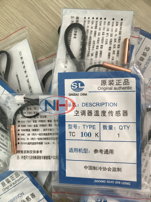 Đầu dò dàn lạnh, Sensor nhiệt điều hòa đầu đồng 100K