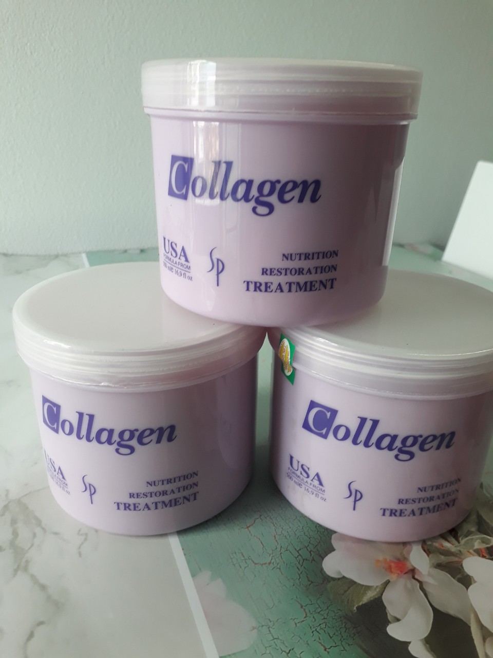 Dầu hấp ủ tóc siêu mượt Collagen giúp nuôi dưỡng tóc.