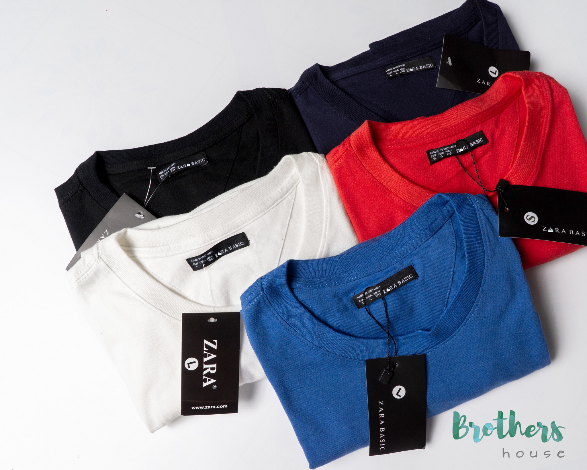 Áo thun Zara basic dễ mặc, dễ phối 100% cotton