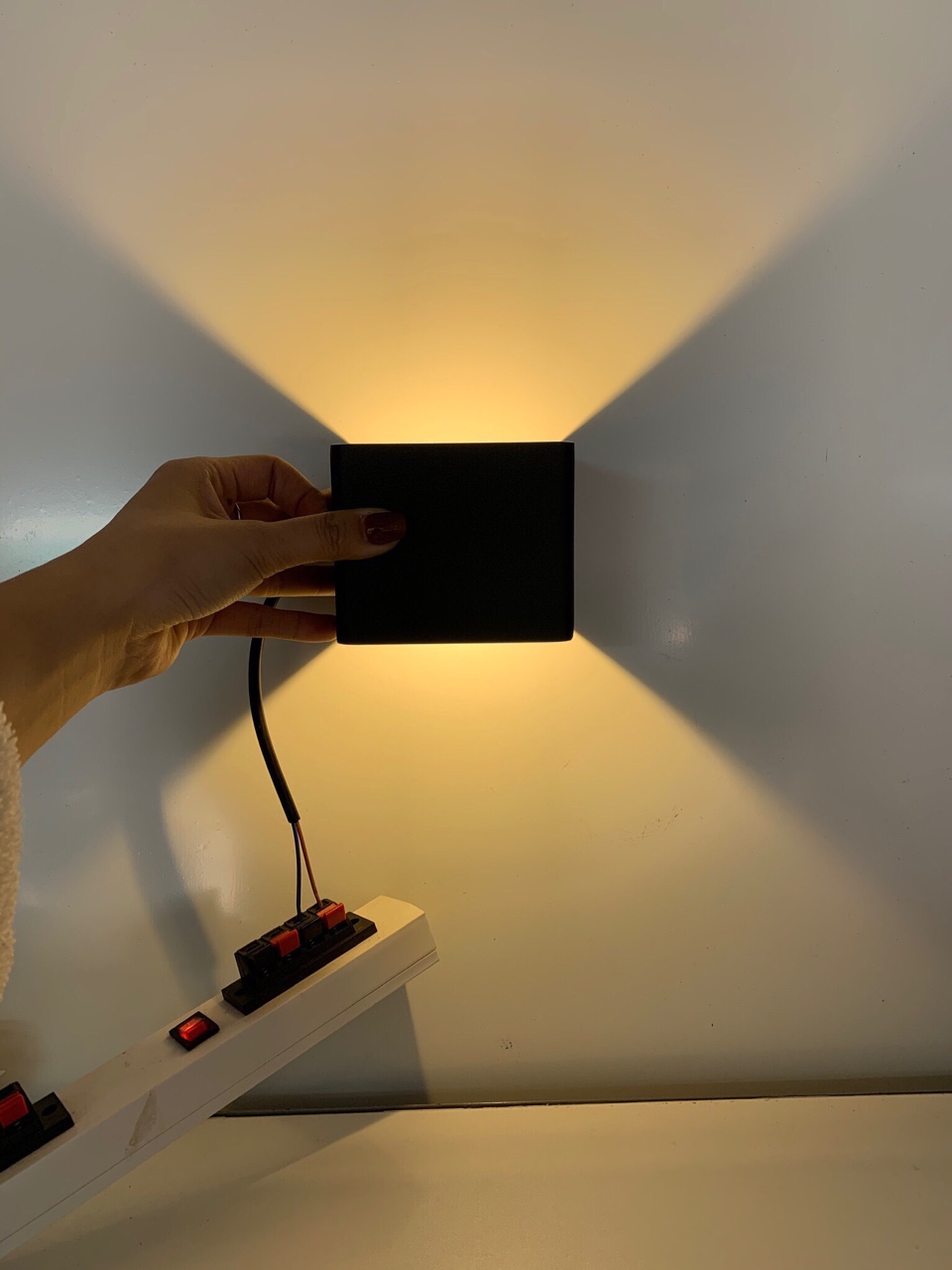 Đèn Hắt Tường -LED Sáng 2 Đầu_Loại Sáng Cố Định