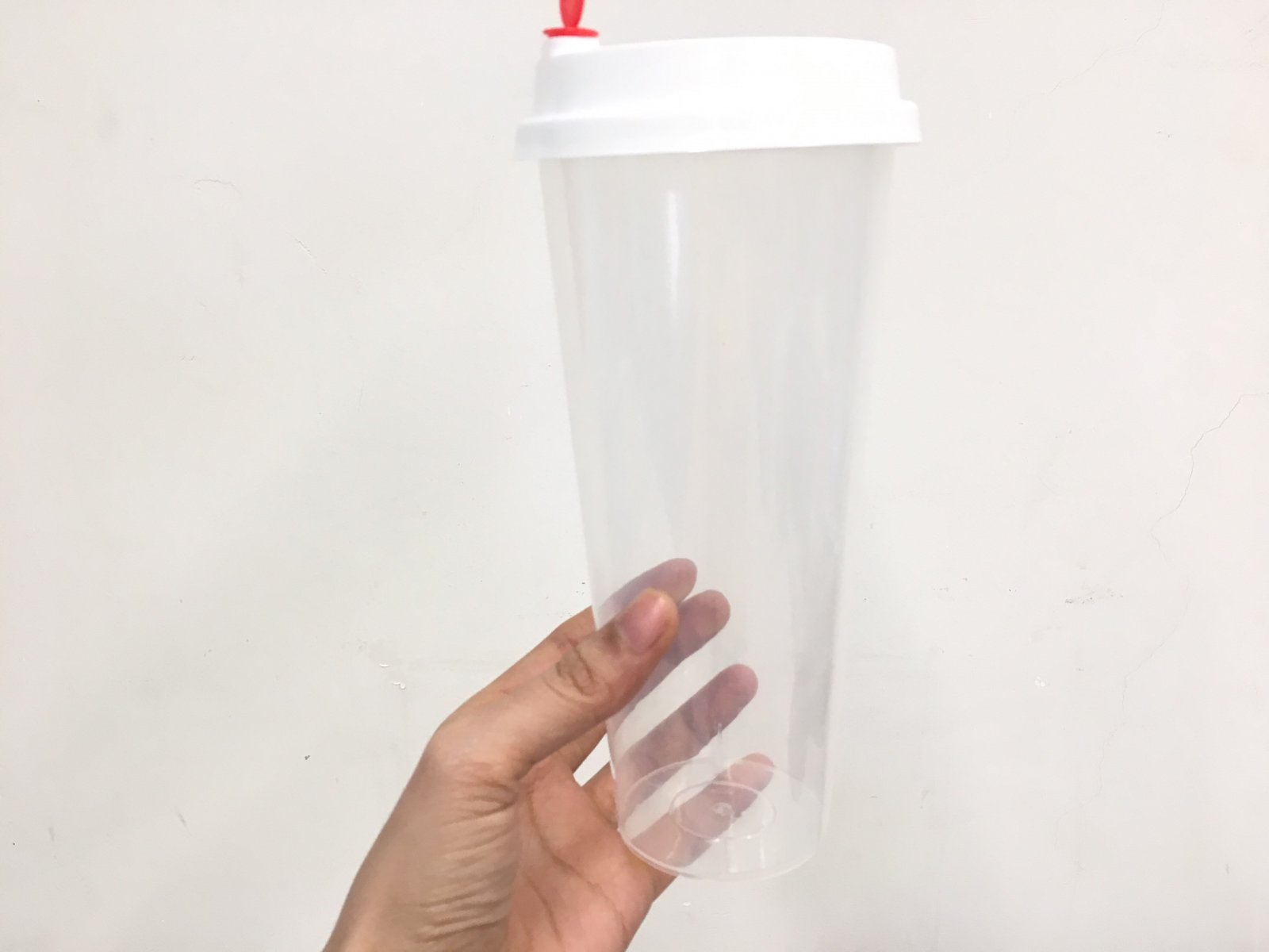 Ly nhựa take away nắp tim 700ml ( 25ly) - Giao Màu Nắp Ngẫu Nhiên