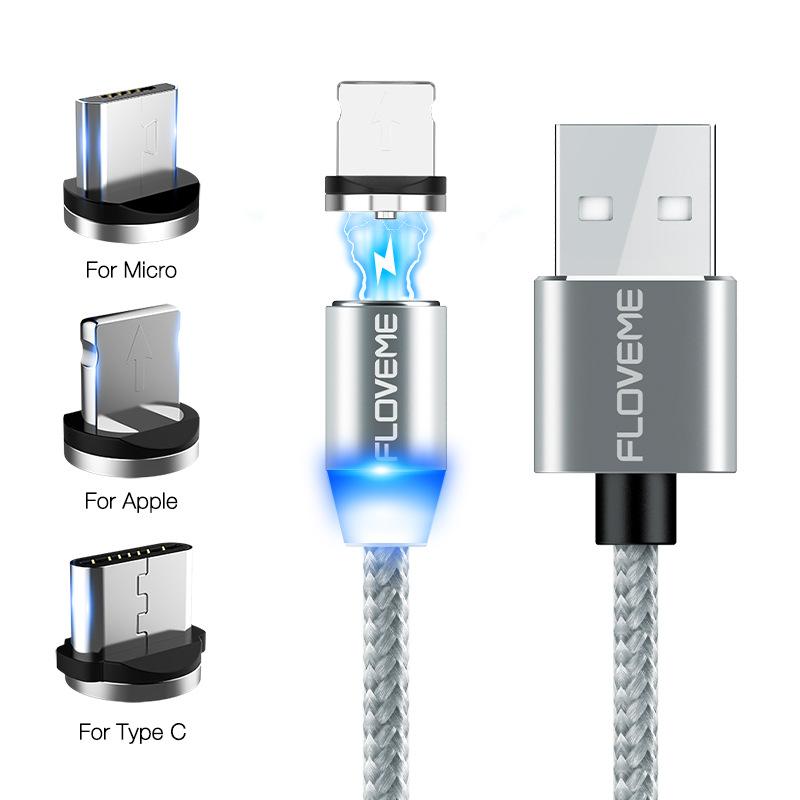 Cáp Sạc Nhanh Từ Tính Cho IPhone / TYPE-C/ MICRO