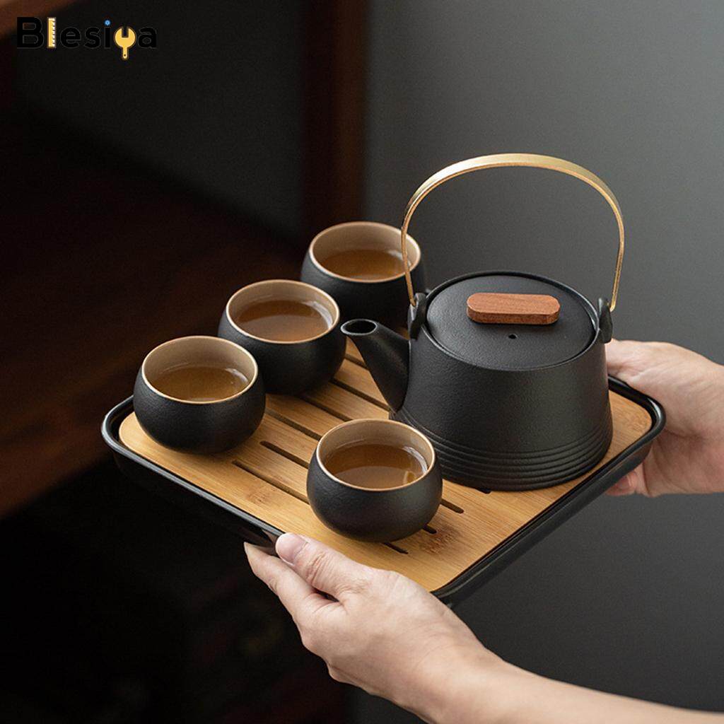 Blesiya Bộ Ấm Trà Bằng Gốm Cho Nhà Trà Du Lịch Dã Ngoại Ngoài Trời Nhà Hàng Khách Sạn - MixASale Blesiya Bộ Ấm Trà Bằng Gốm Cho Nhà Trà Du Lịch Dã Ngoại Ngoài Trời Nhà Hàng Khách Sạn - Mixasale