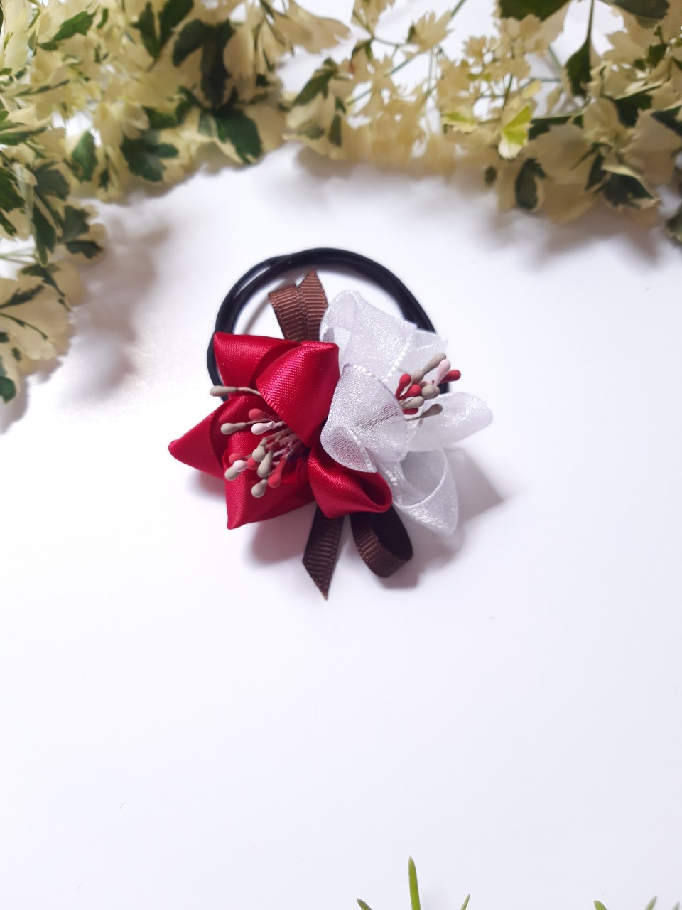 Cột tóc Hoa Voan Handmake