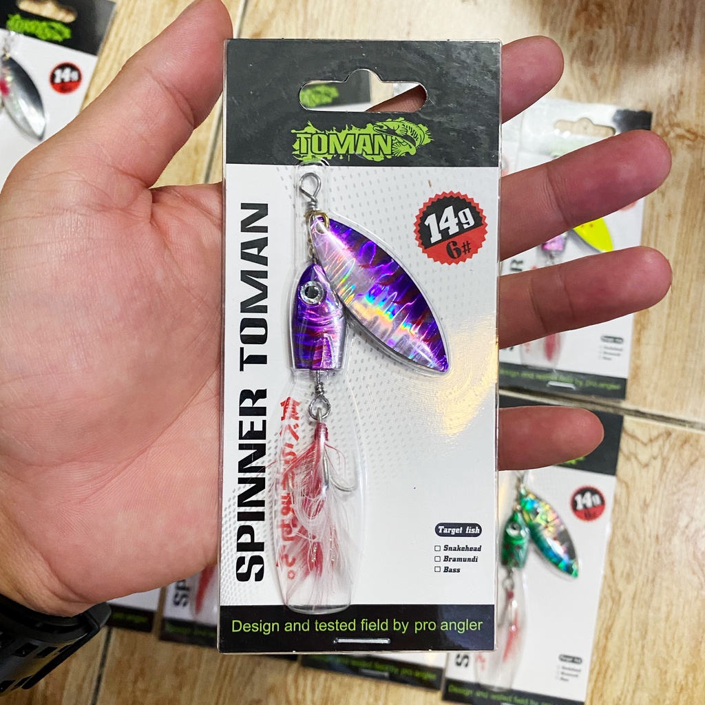Mồi lure Toman Spinner 14gr