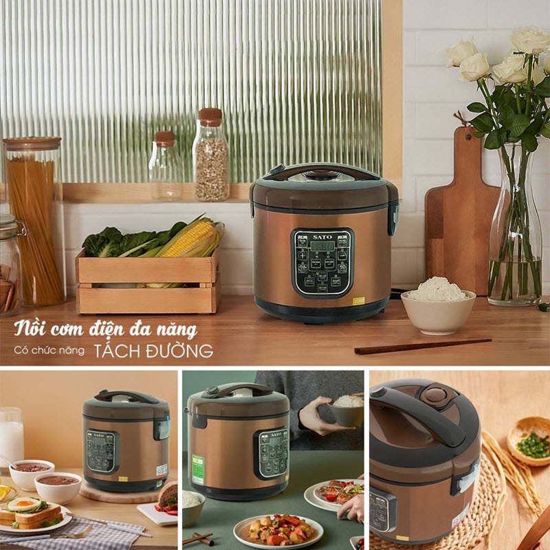 Nồi Cơm Điện Sato 18DN061