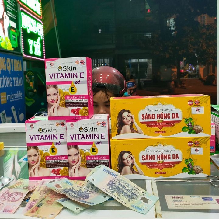 VITAMIN E ĐỎ OSKIN DA ĐẸP THEO THỜI GIAN