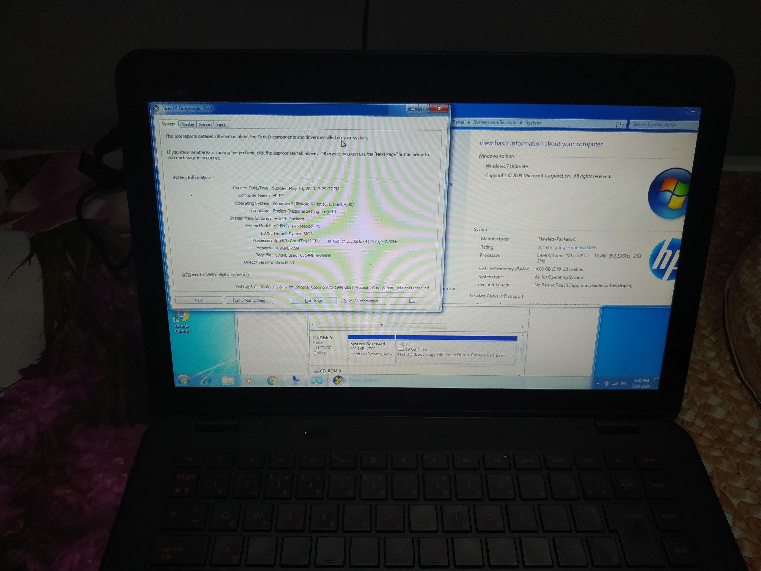 Laptop H.P En.vy 14 - Core i5, beatsaudio