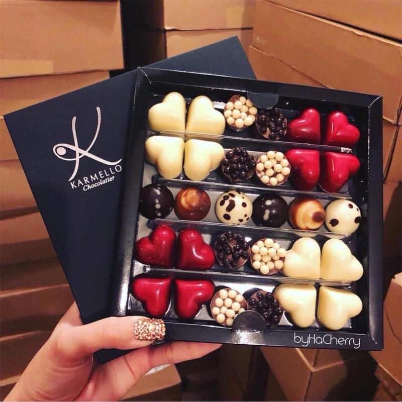 [CHOCOLATE VALENTINE] Socola Tươi Balan Karmello 30 Viên